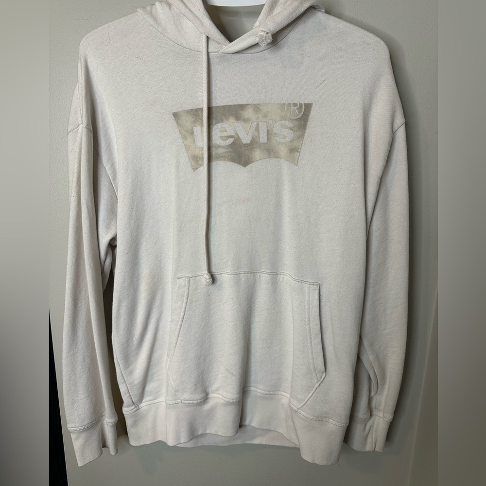 Levi's White Crew Neck Sweater